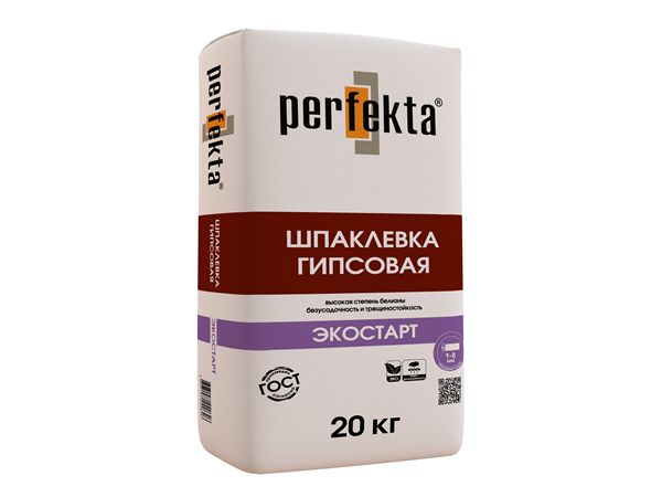 ШПАКЛЕВКА ГИПСОВАЯ БАЗОВАЯ Perfekta® “ЭКОСТАРТ”