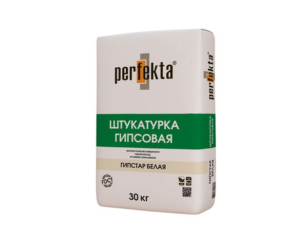 ШТУКАТУРКА ГИПСОВАЯ Perfekta® “ГИПСТАР Белая”