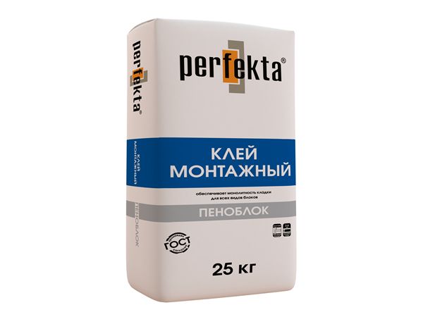 КЛЕЙ МОНТАЖНЫЙ Perfekta® “ПЕНОБЛОК”
